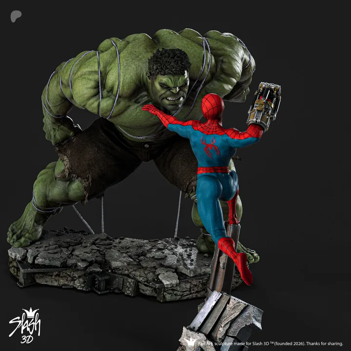 Hulk Diorama figure reference