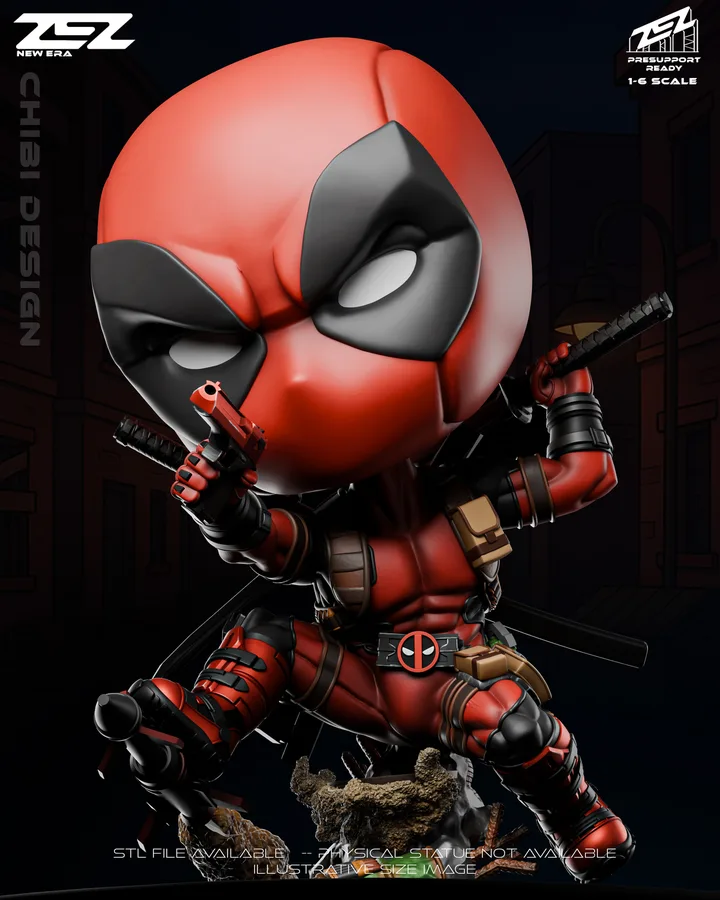 Deadpool Chibi figure reference