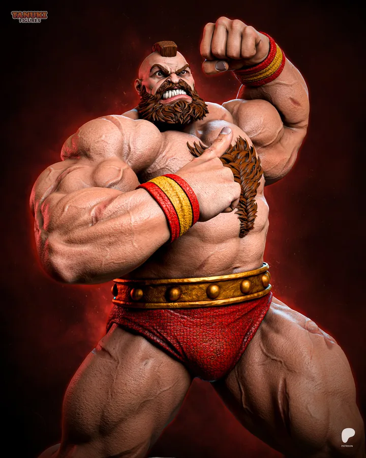 Zangief Street Fighter Tanuki Figures figure reference