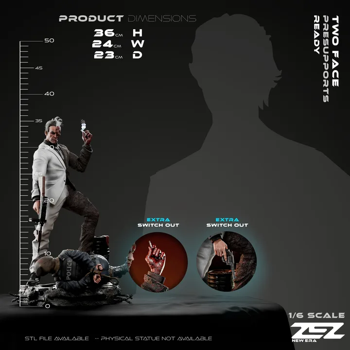 Two Face figure reference