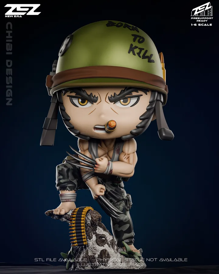 Wolverine Chibi figure reference