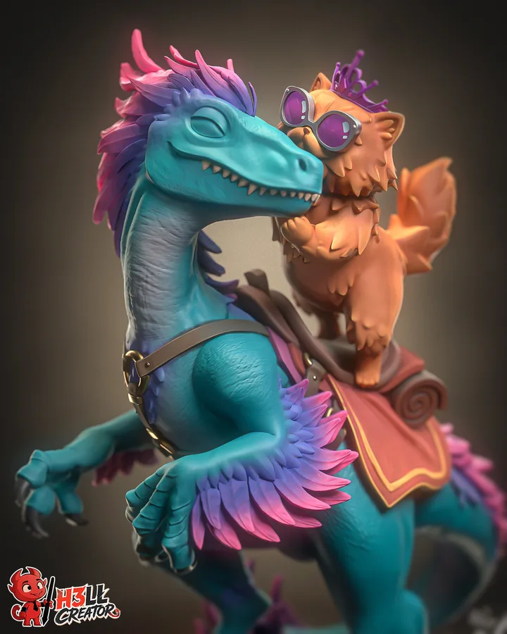 Mongo and Donut figure reference