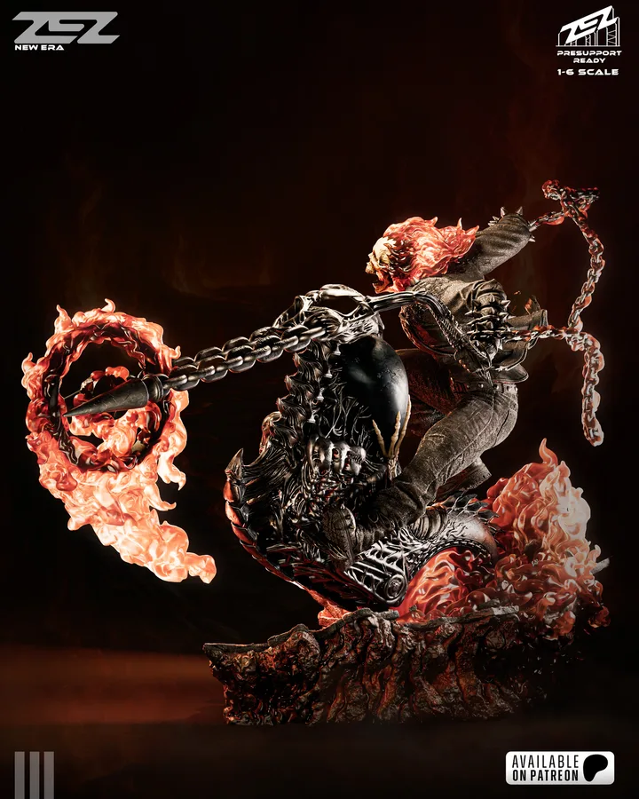 Ghost Rider figure reference
