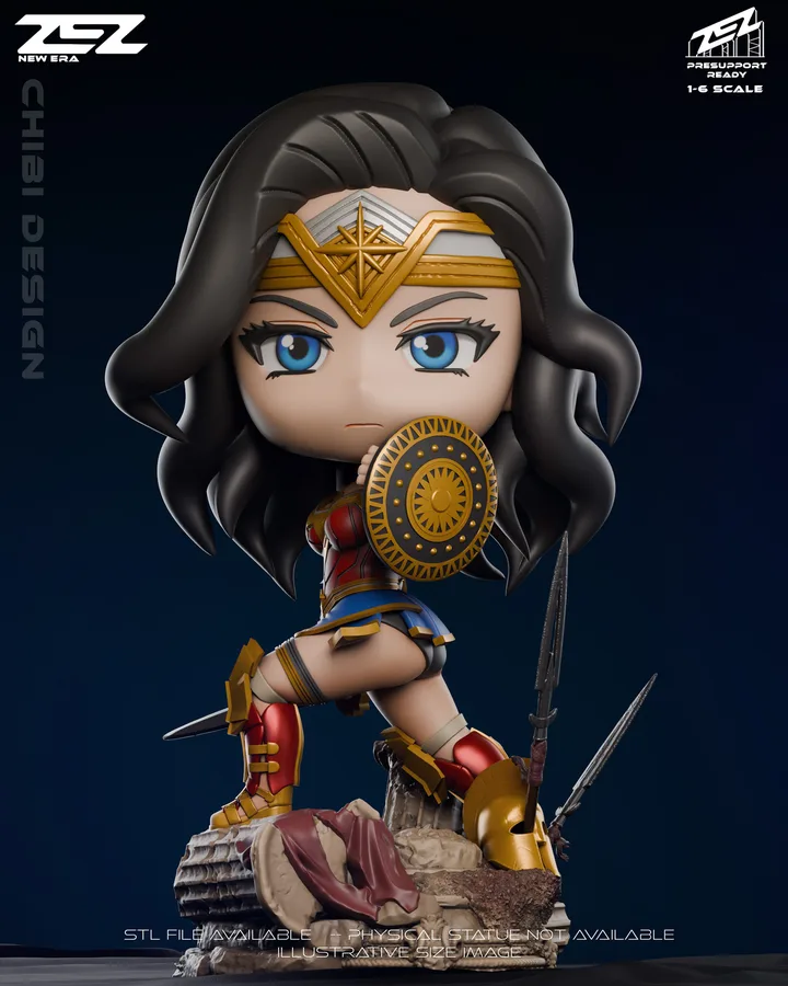 Wonder Woman Chibi figure reference