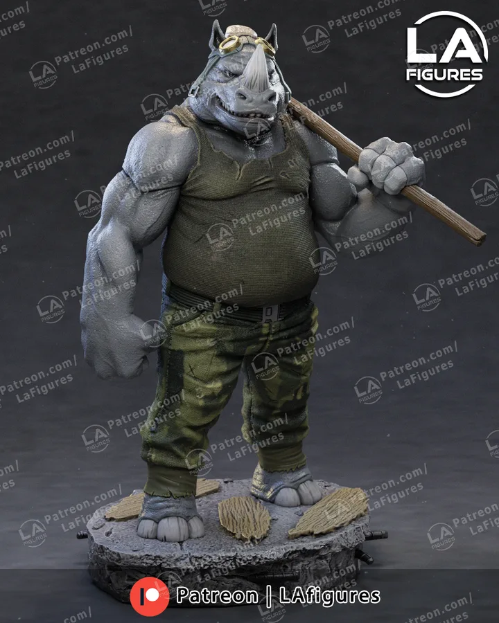 Rocksteady figure reference