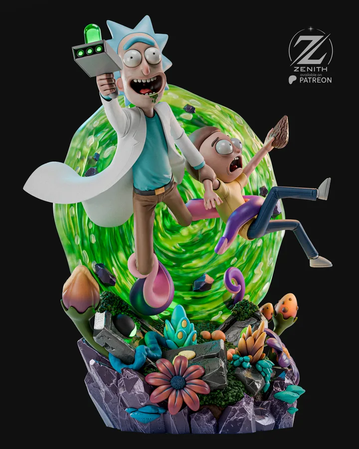 Rick and Morty figure reference