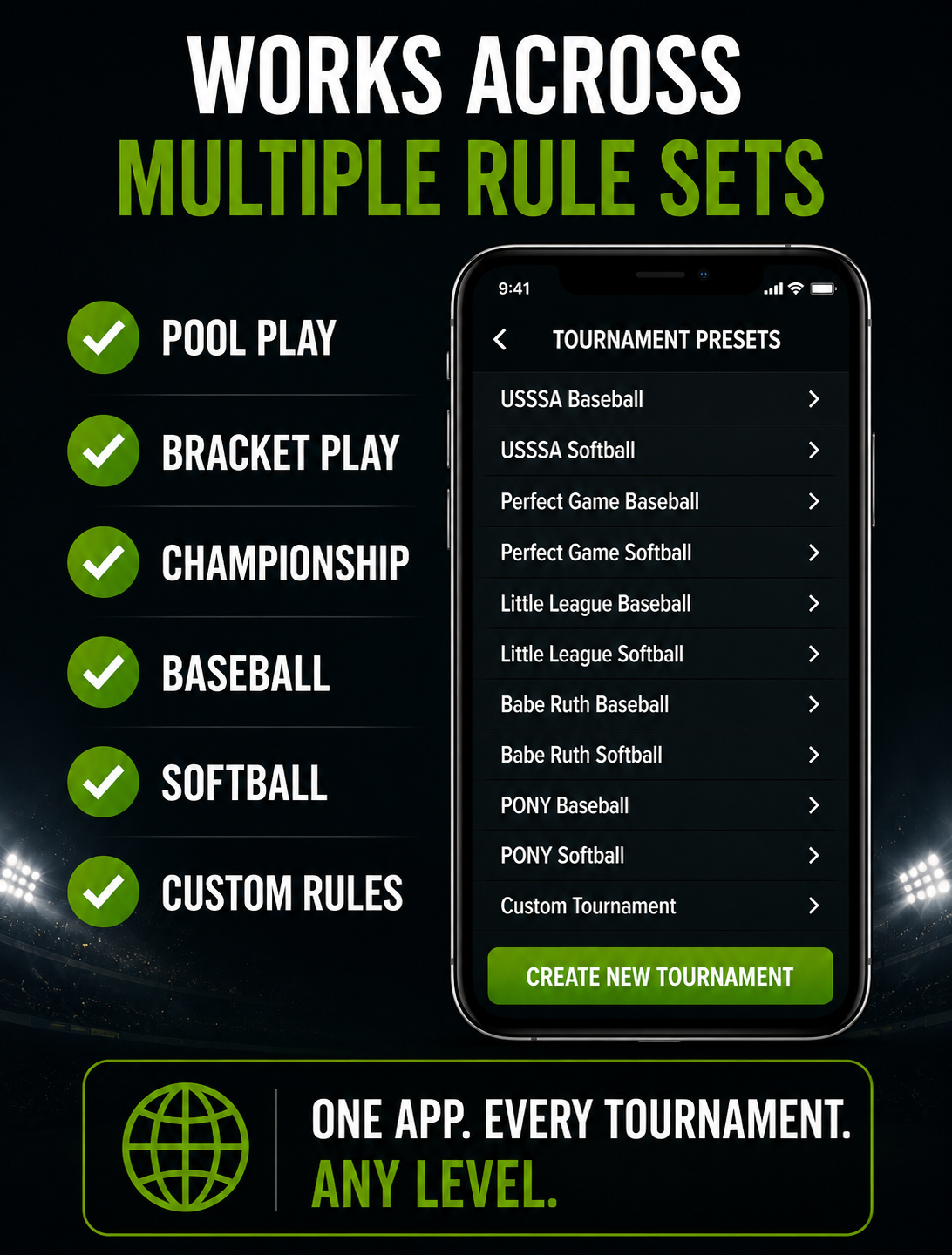 No New Inning — Works Across Multiple Rule Sets