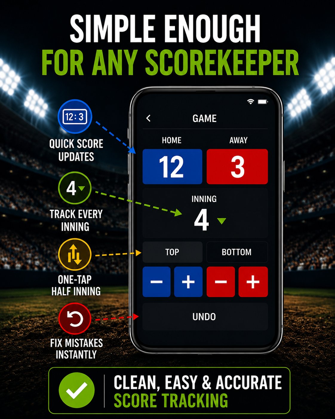 No New Inning — Simple Enough for Any Scorekeeper
