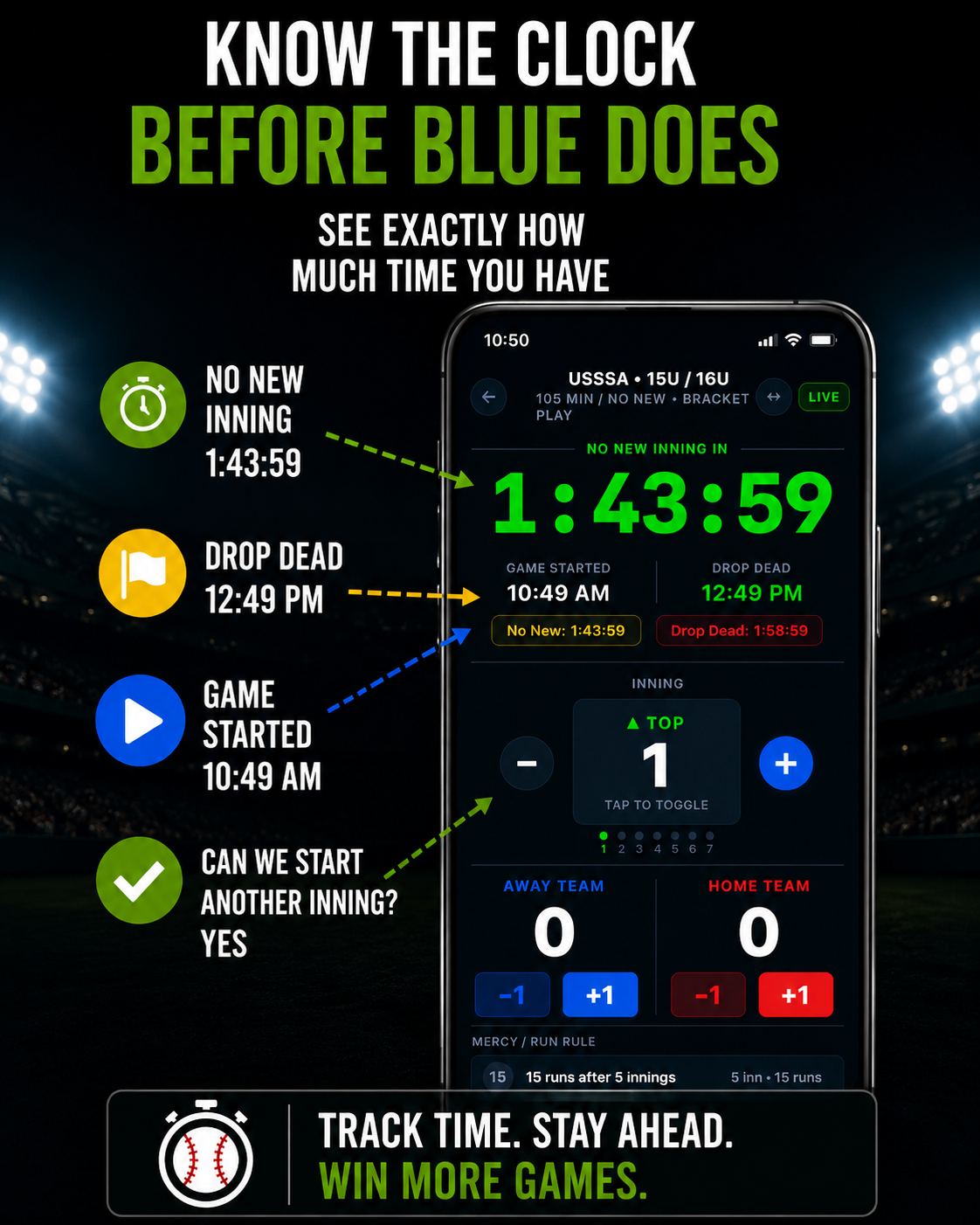 No New Inning — Know the Clock Before Blue Does