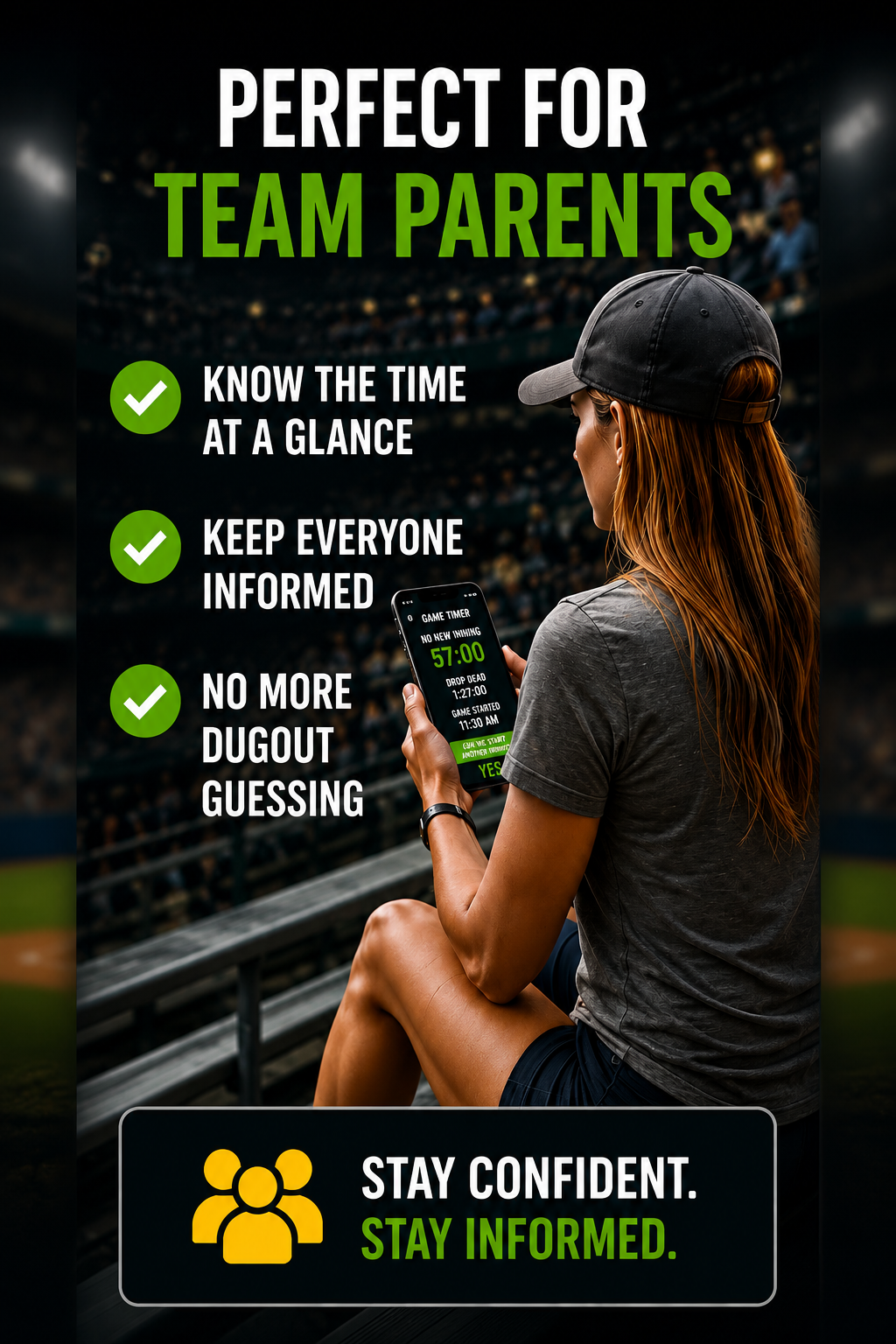 No New Inning — Perfect for Team Parents